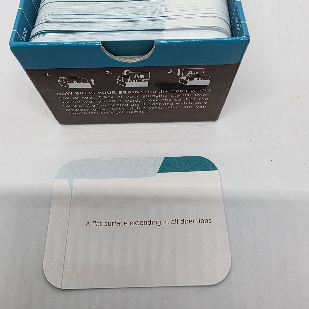 Essential ACT Cards 500 Flashcards (Math, Reading, Science, Writing, English) - Picture 6 of 7